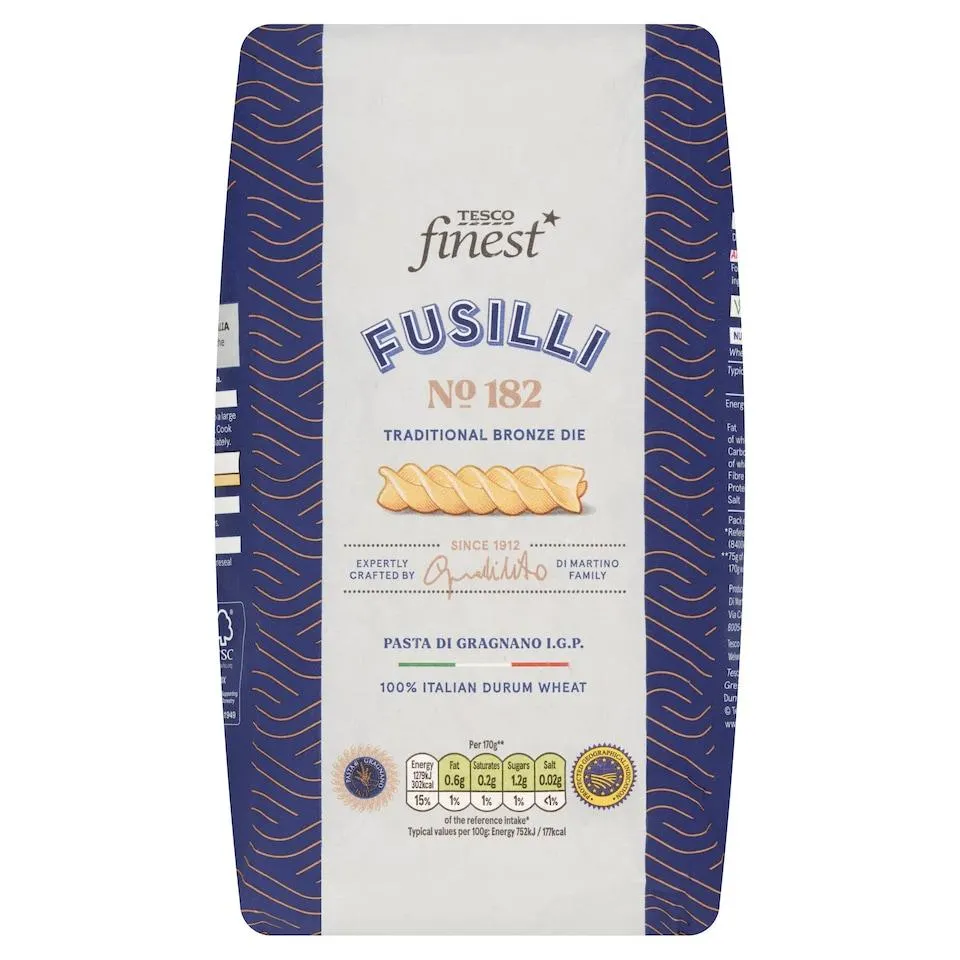 Tesco Finest Fusilli 500G 500G