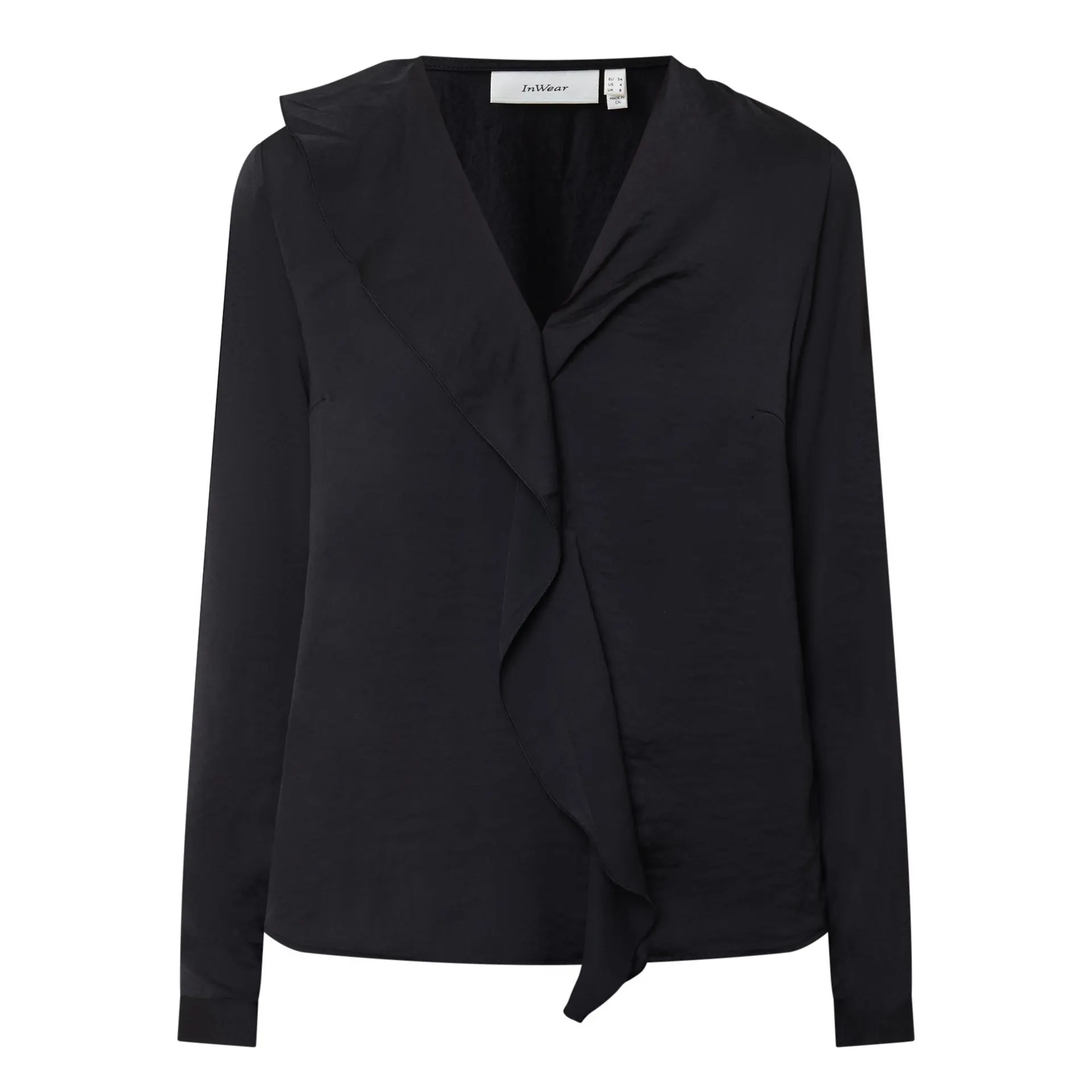 Audai Asymmetric Ruffle Blouse