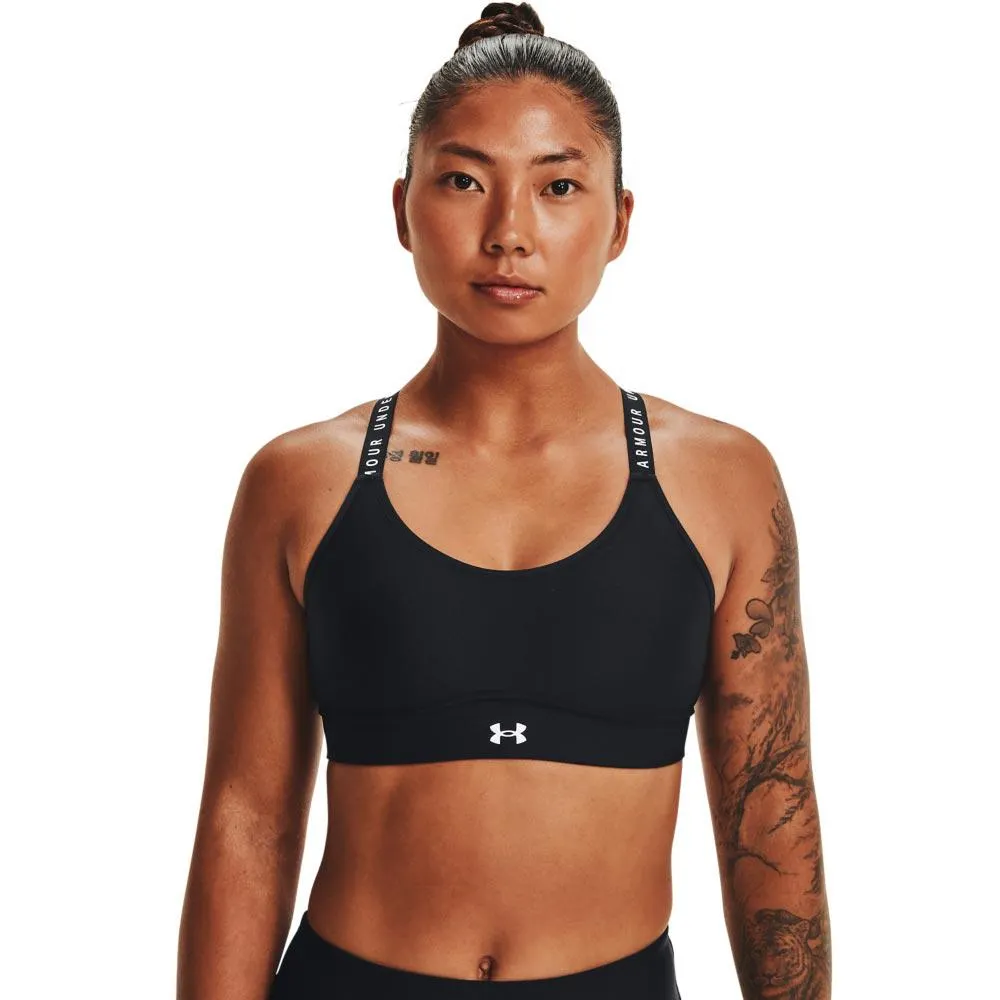 UNDER ARMOUR WOMENS INFINITY MID COVERED SPORTS BRA
