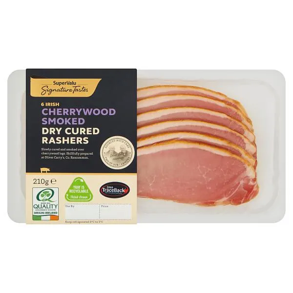 Signature Tastes Cherrywood Smoked Dry Cured Rashers (210 g)