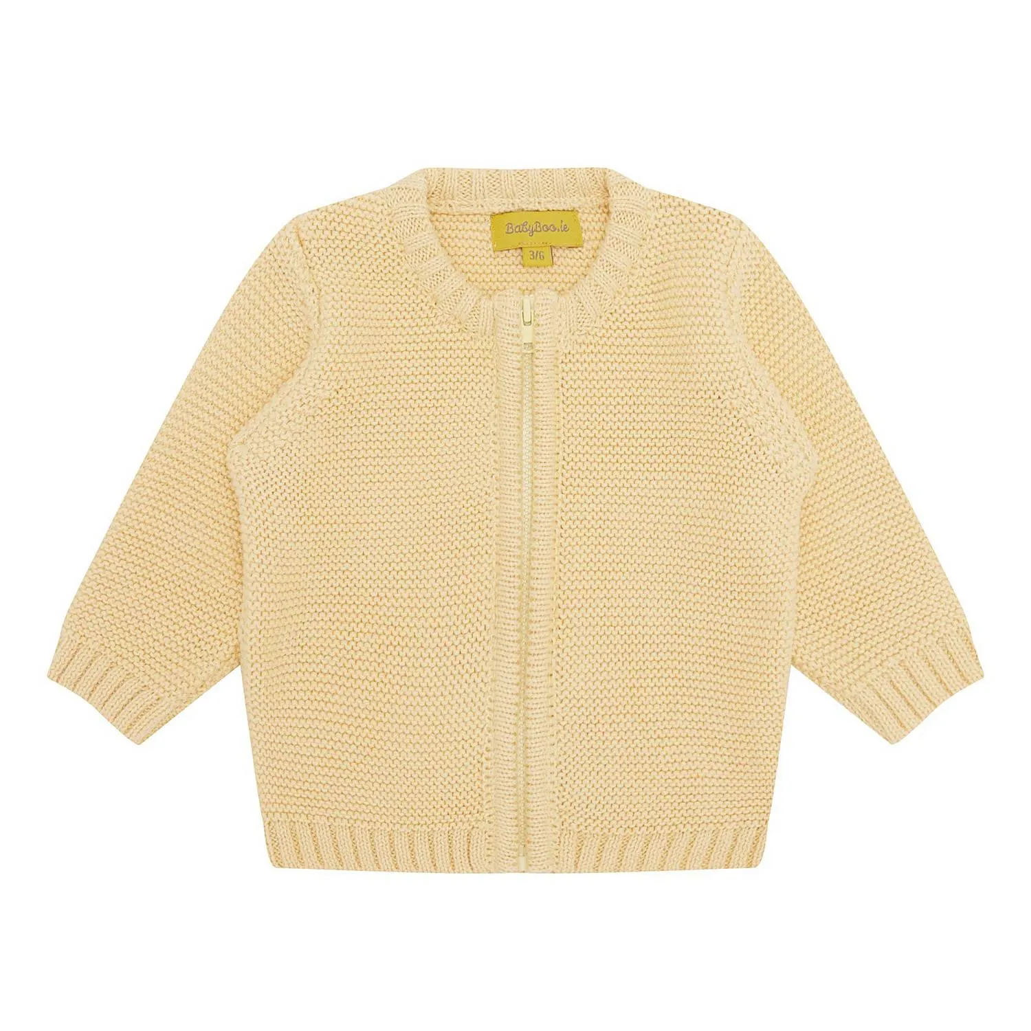 Organic Cotton Zipped Cardigan