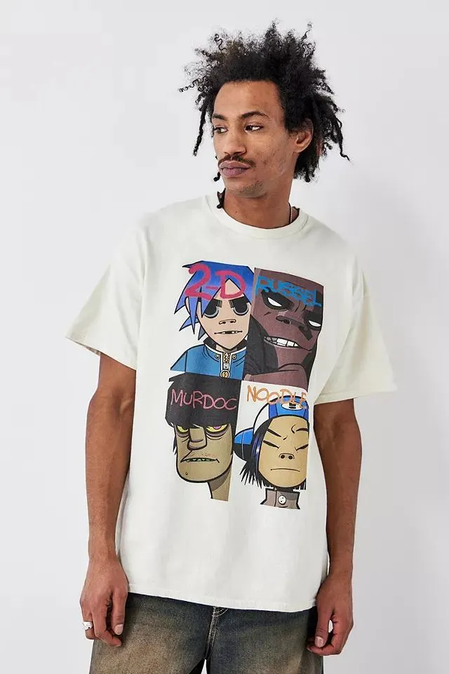 UO Ecru Gorillaz T-Shirt