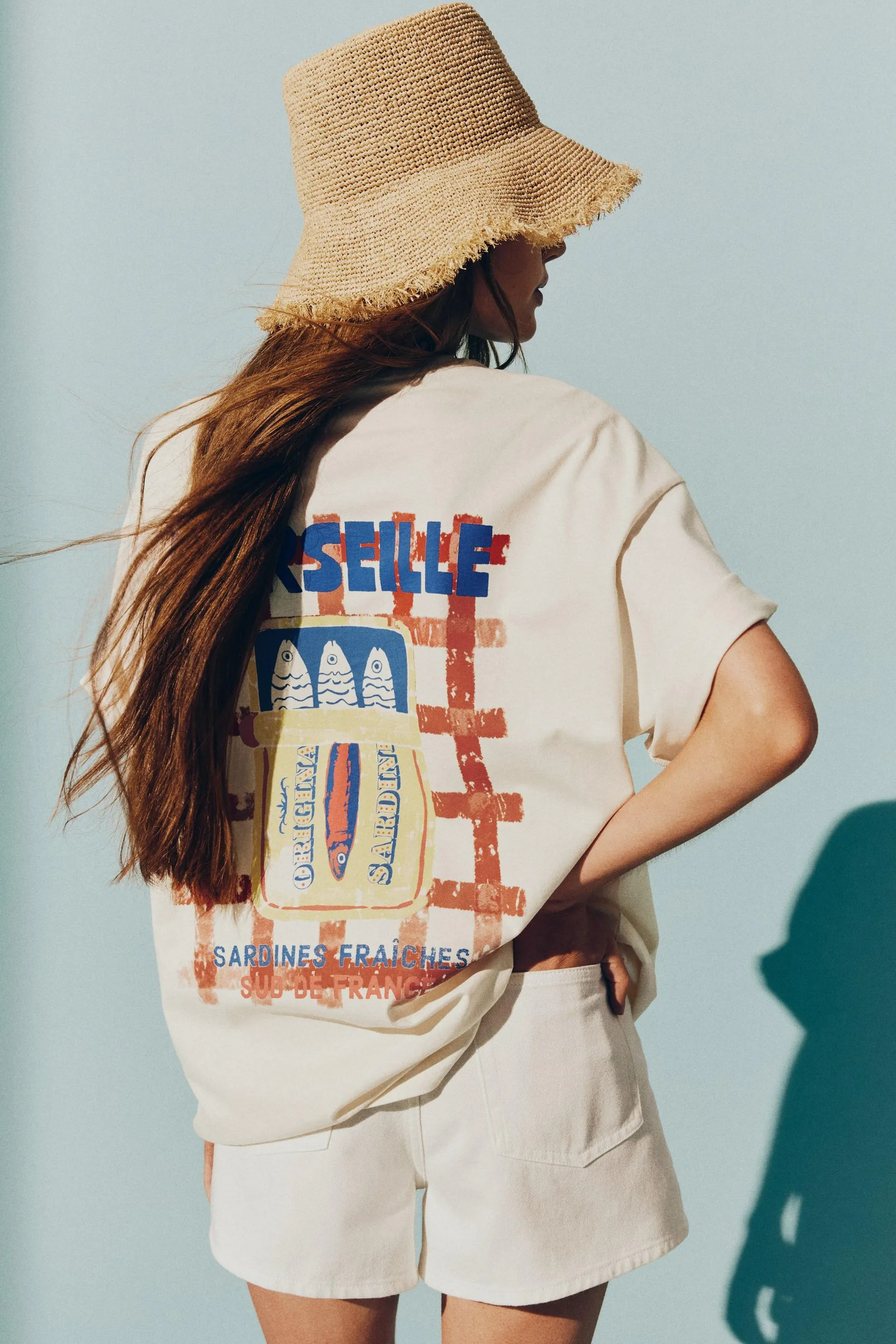 Oversized motif-detail T-shirt