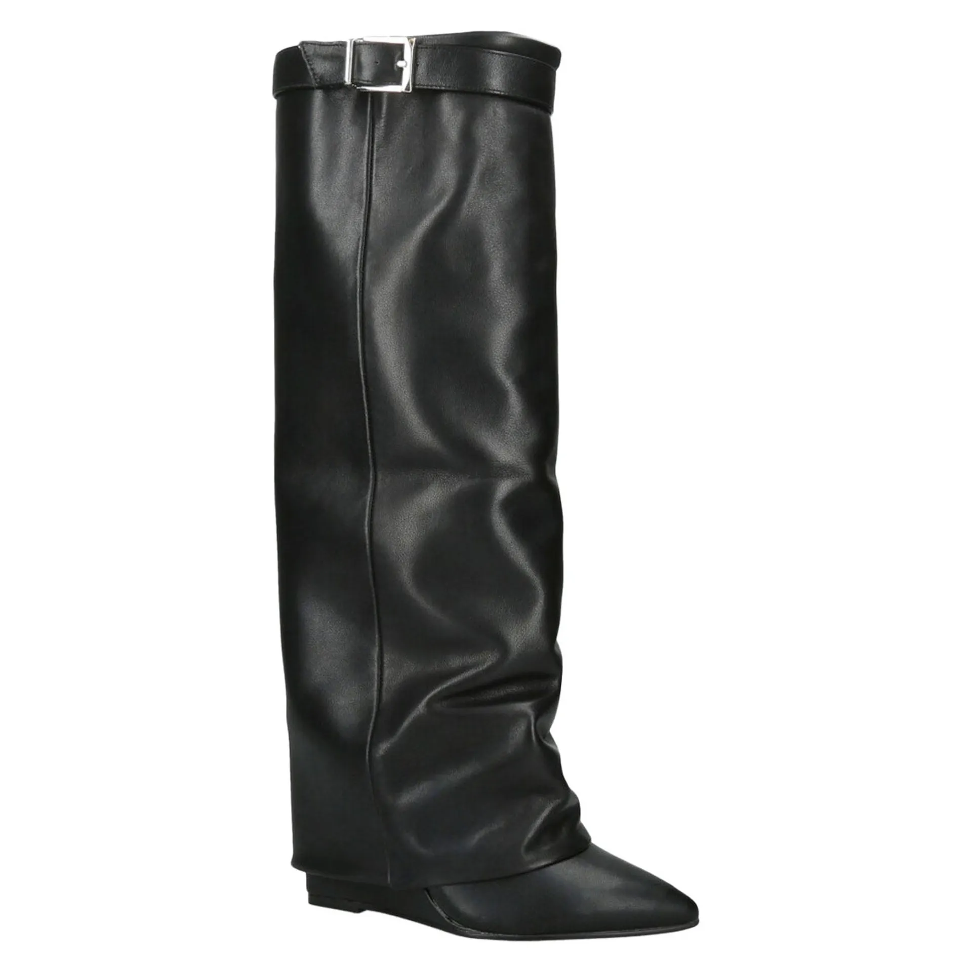 Corenne Leather Knee High Boots