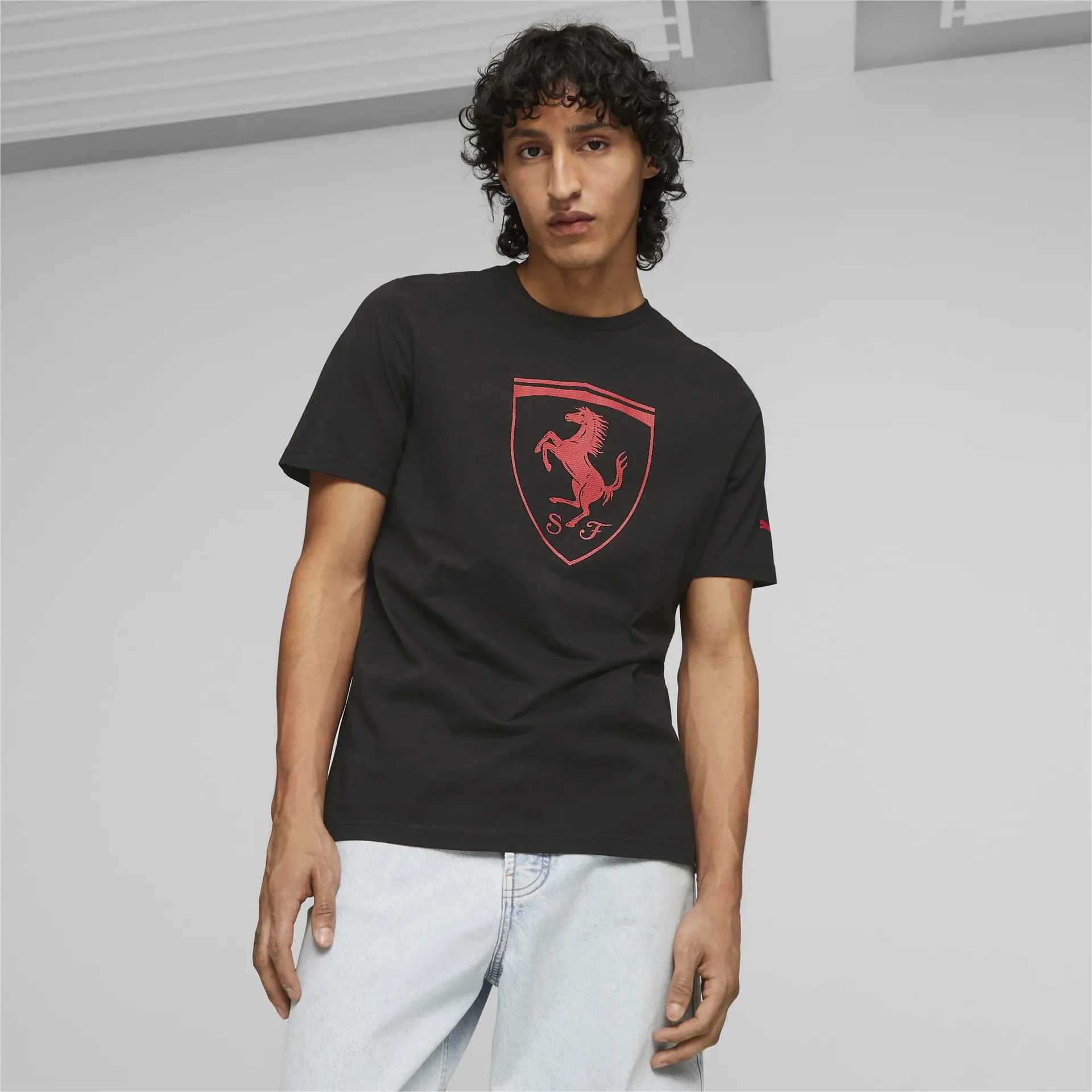 Scuderia Ferrari Race Big Shield Motorsport T-shirt voor heren