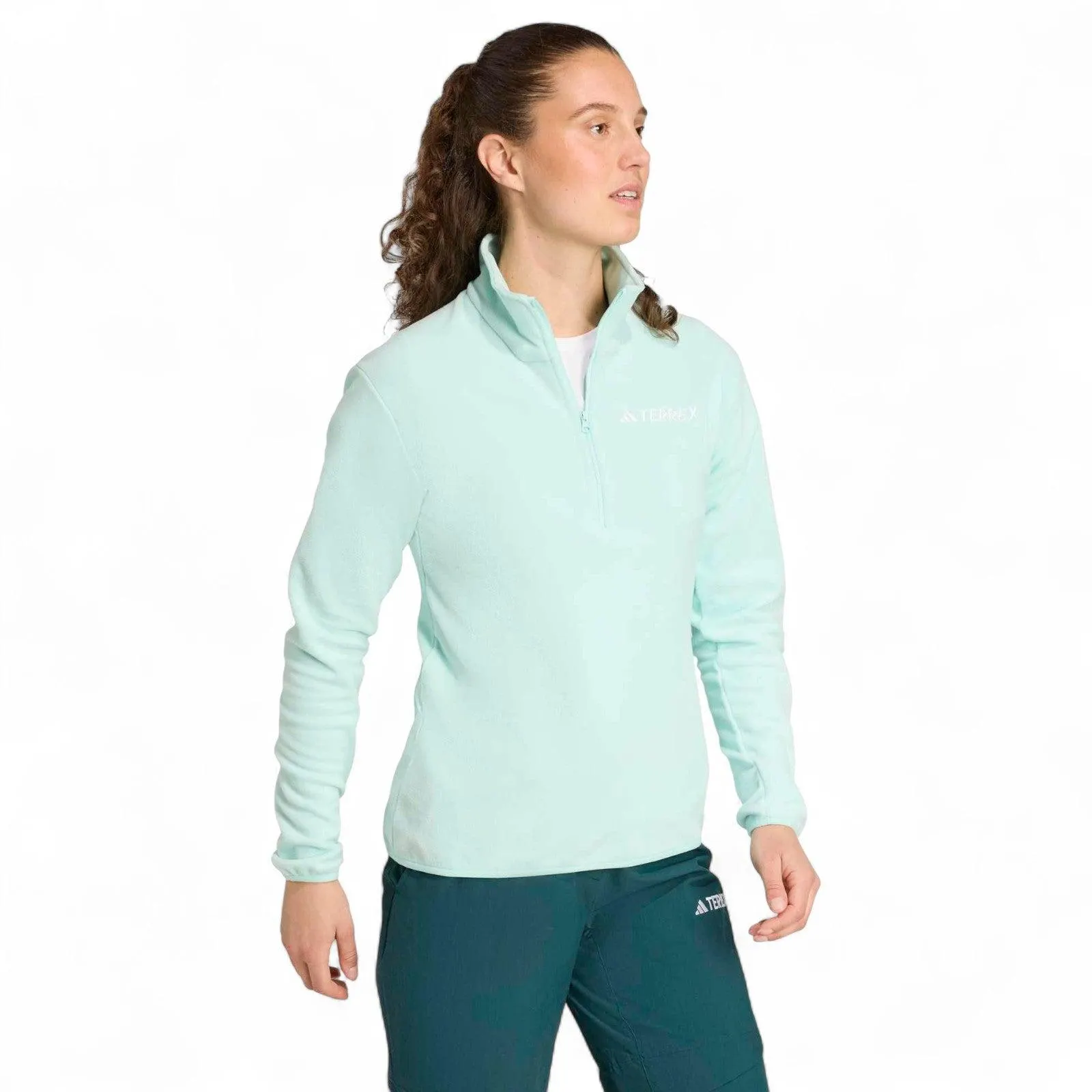 adidas Multi Essentials Womens Half-Zip Fleece Jacket