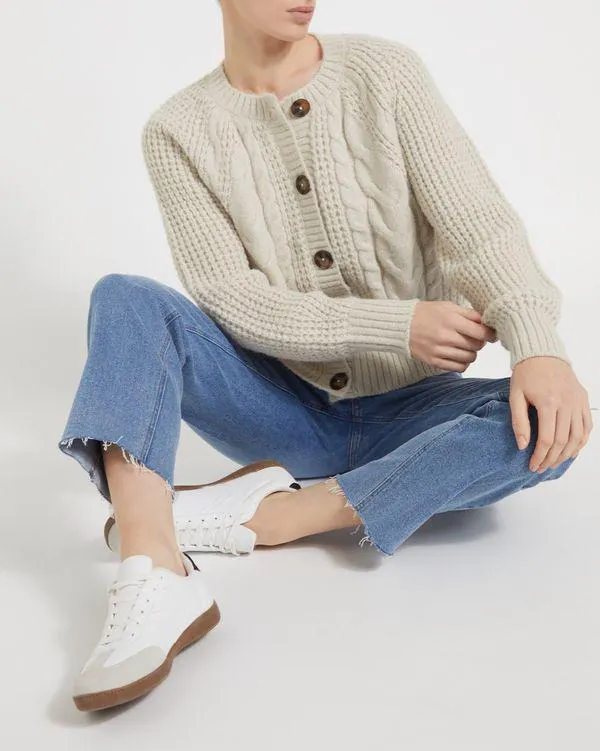 Round Neck Cardigan