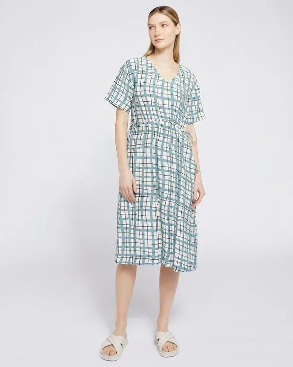 Carolyn Donnelly The Edit Check Print Dress