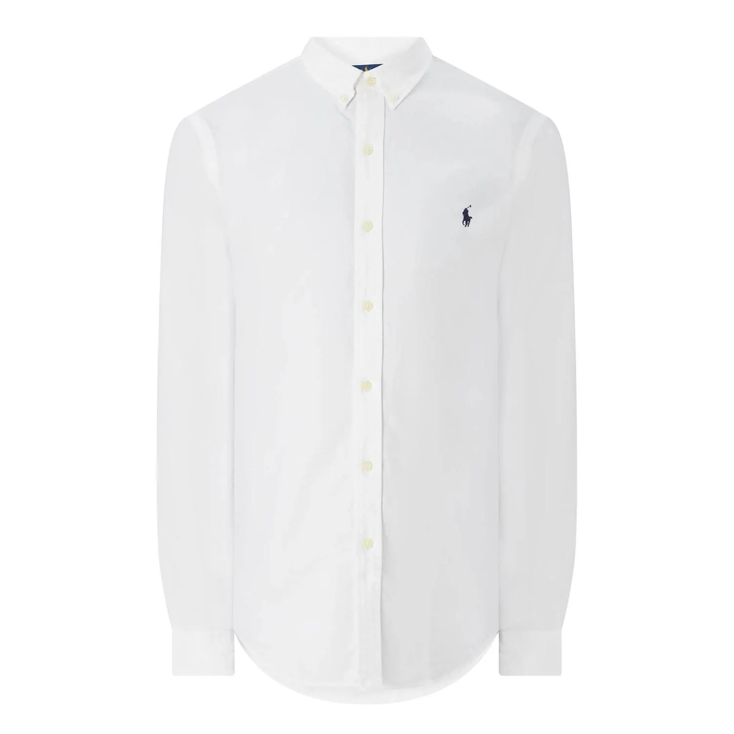Logo Slim Fit Garment-Dyed Shirt
