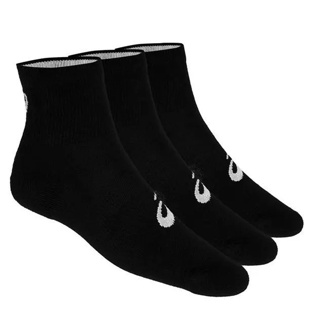 Quarter Three Pack Socks Mens