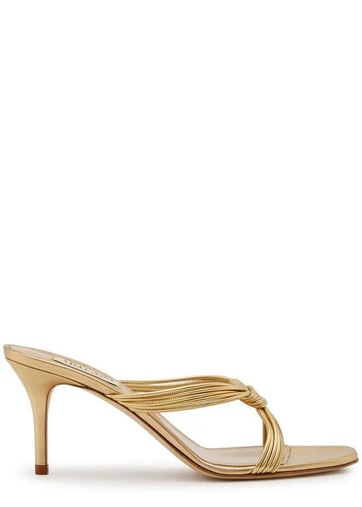 Capri 75 leather mules