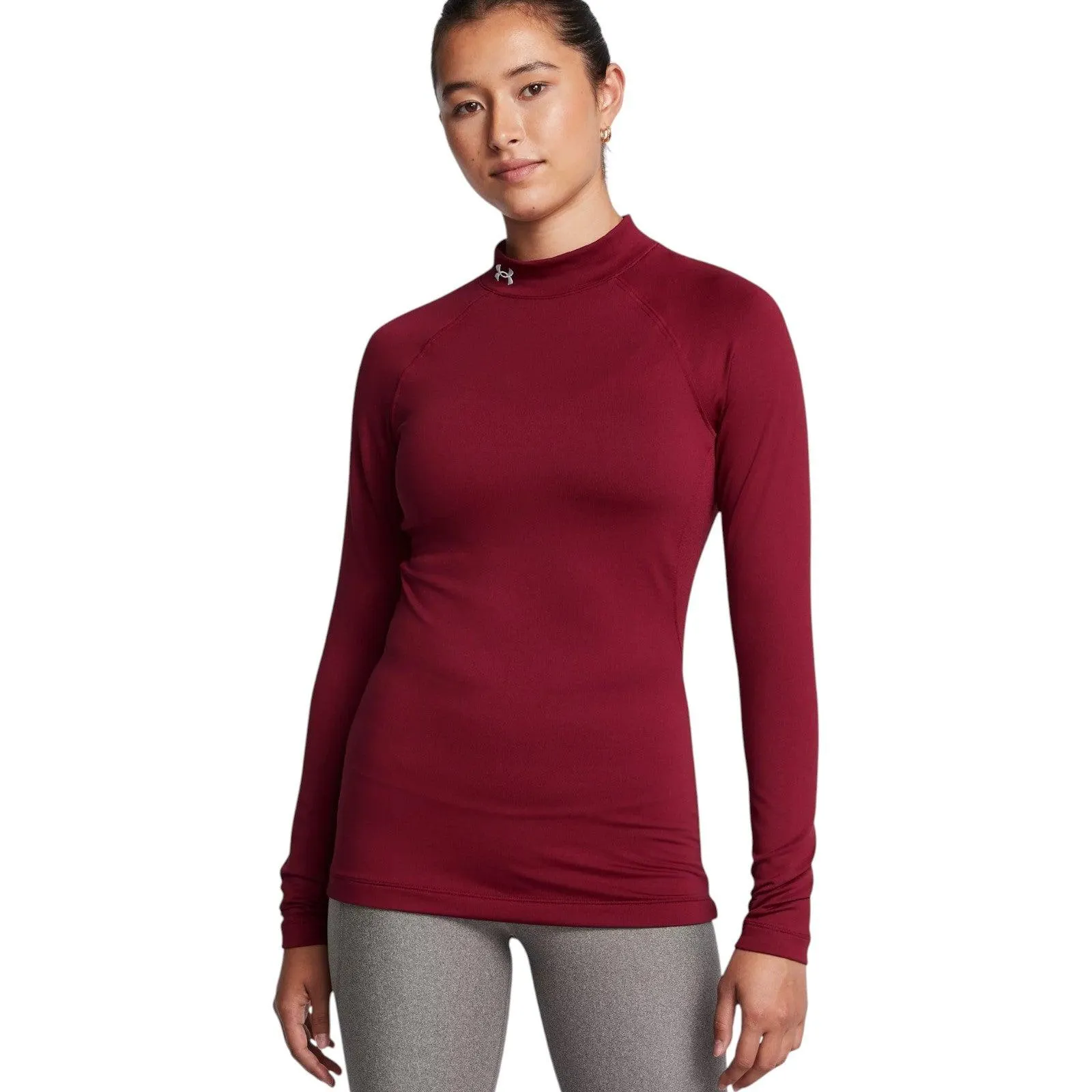 Under Armour ColdGear Authentics Mockneck Womens Top