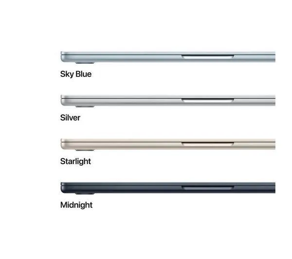 APPLE MacBook Air 13.6" (2025) - M4, 512 GB SSD, Midnight