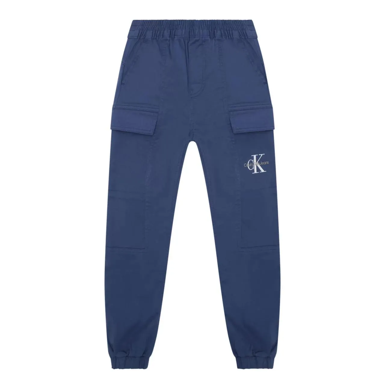 New in CALVIN KLEIN KIDS Logo Cargo Trousers €85.00