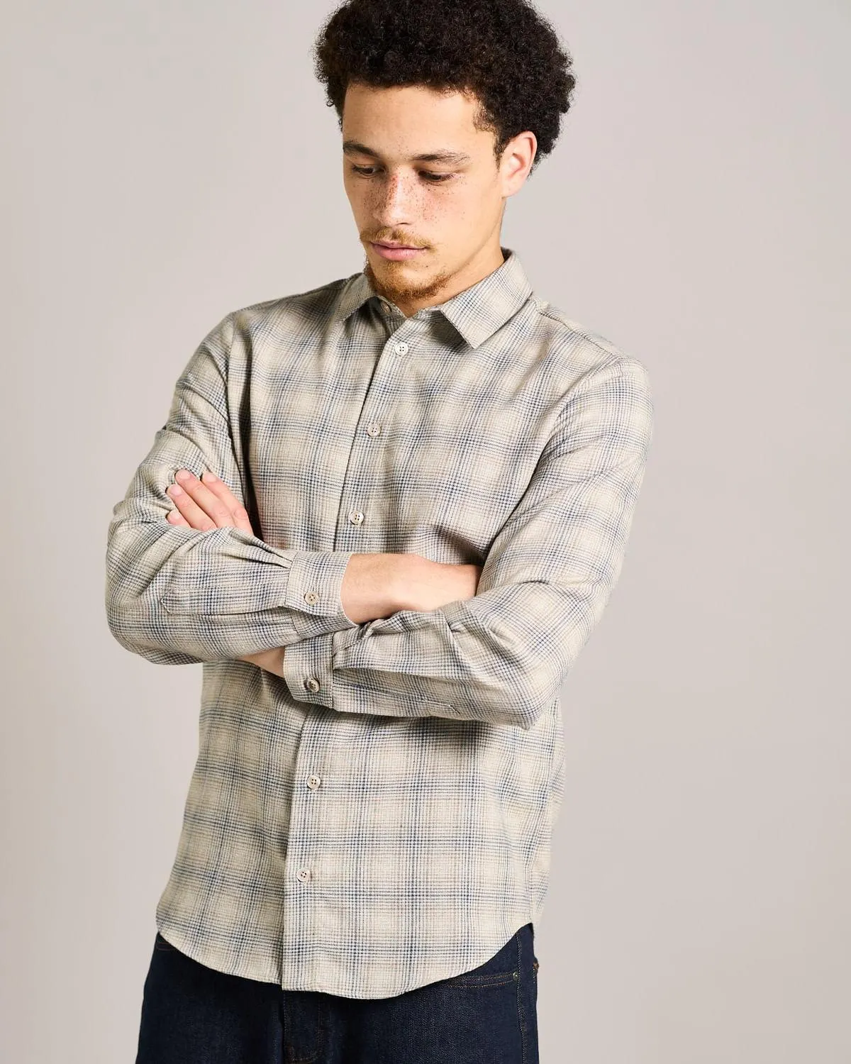 Paul Galvin Shadow Check Shirt
