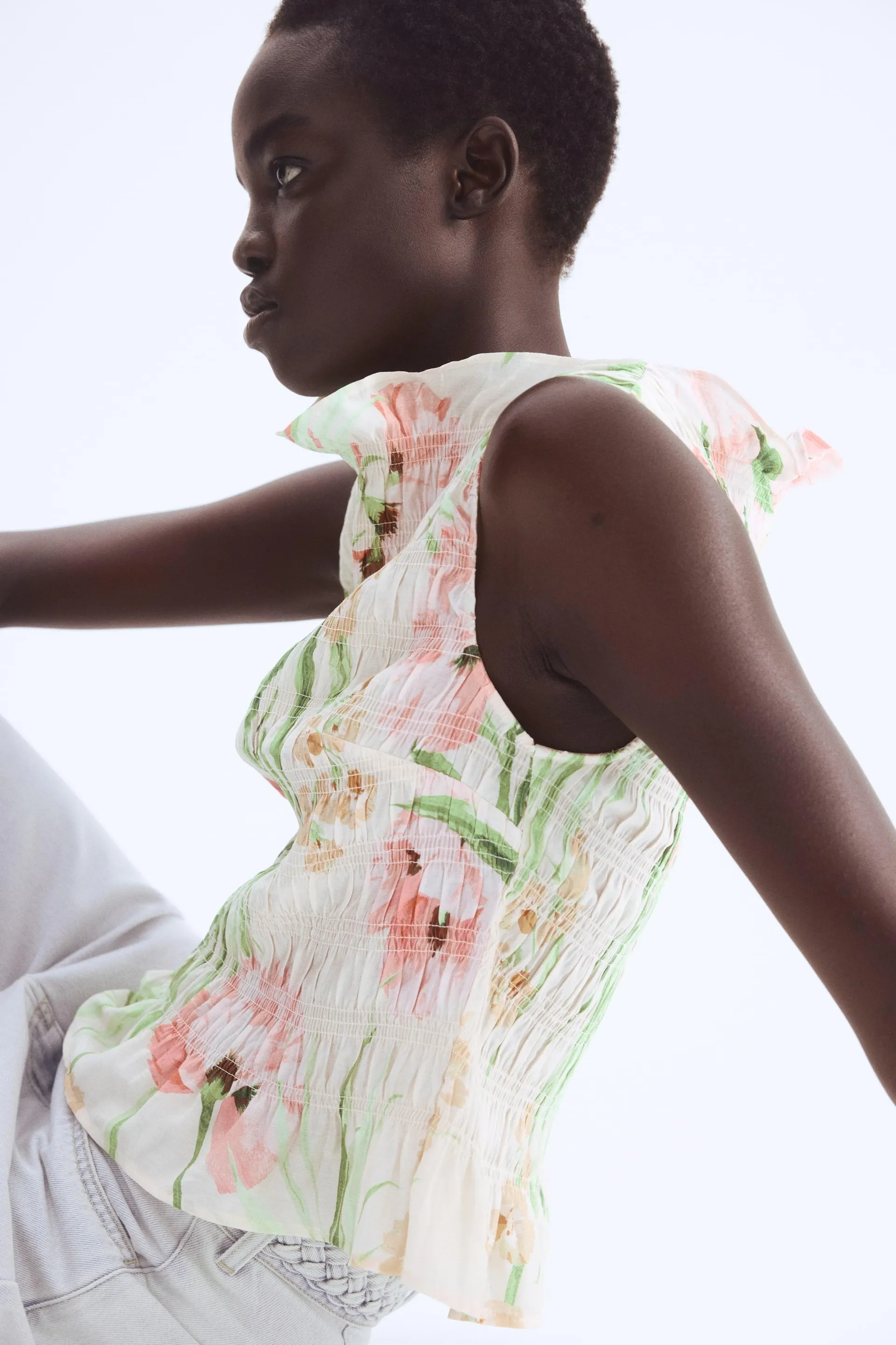 Smocked top