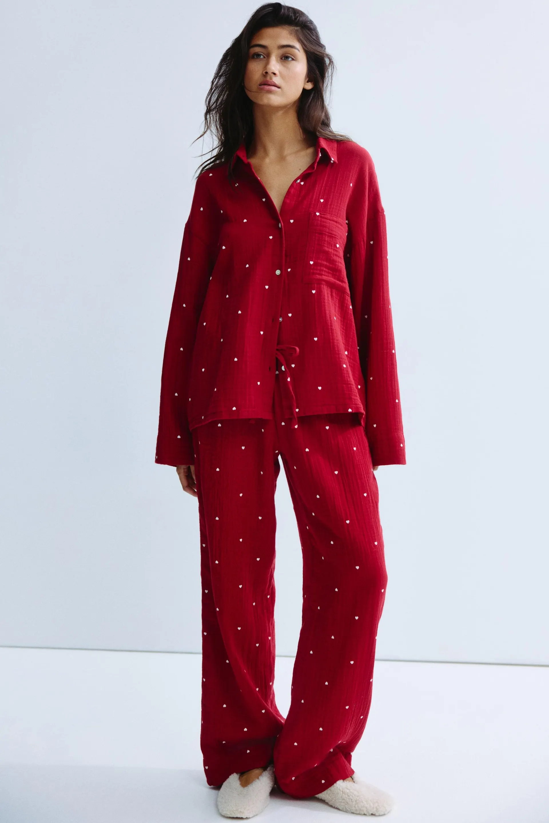 Cotton muslin pyjamas