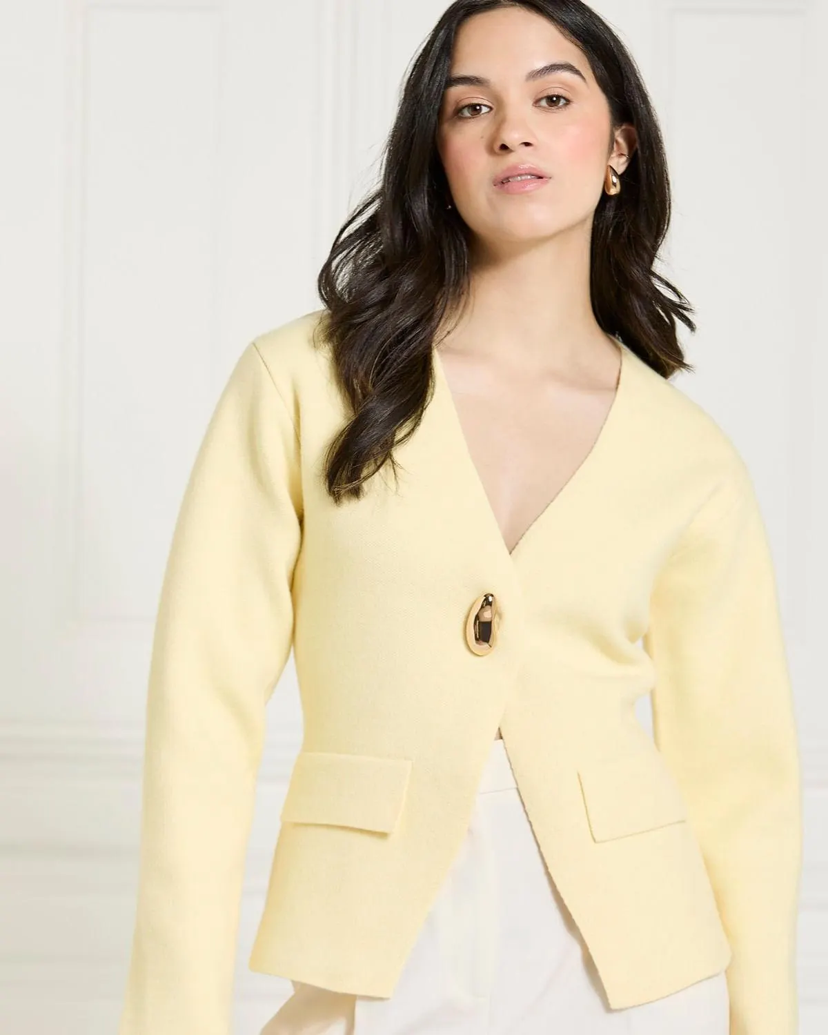 Gallery Lena Sculpted Cardigan