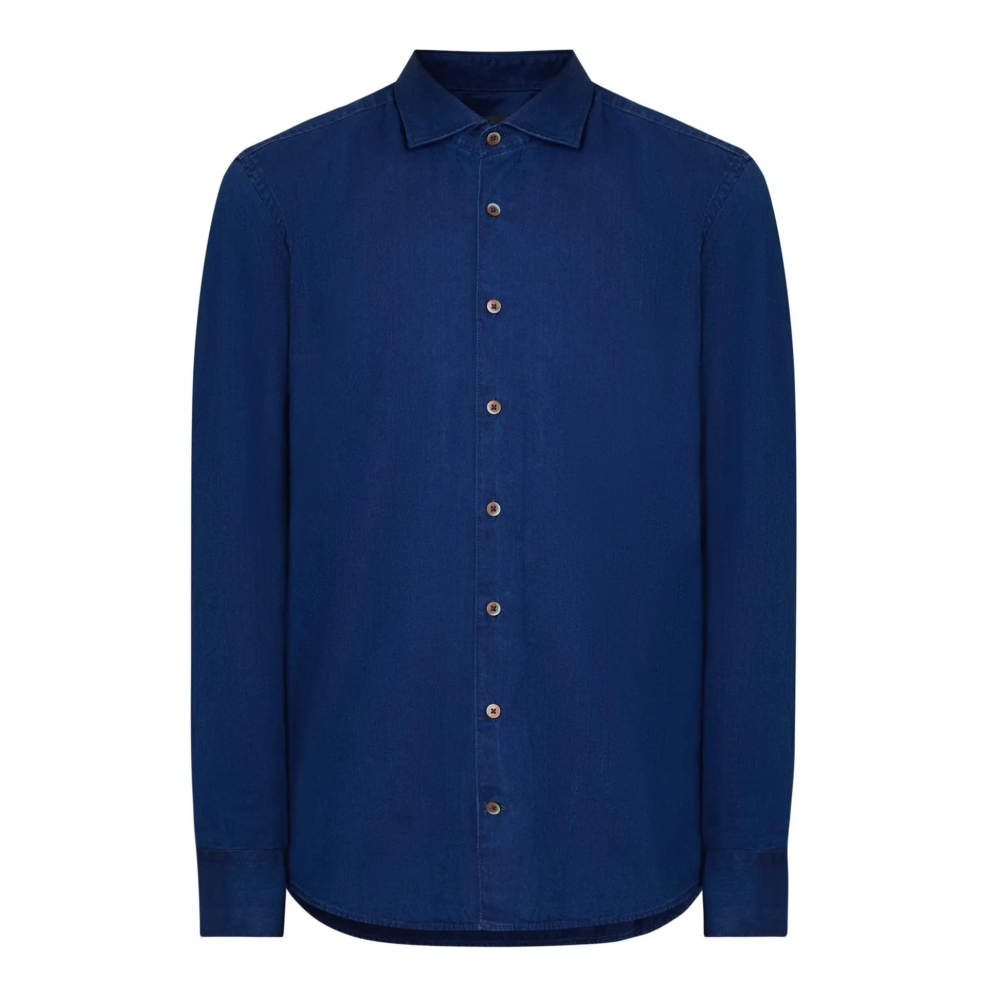 Denim Single-Cuff Shirt