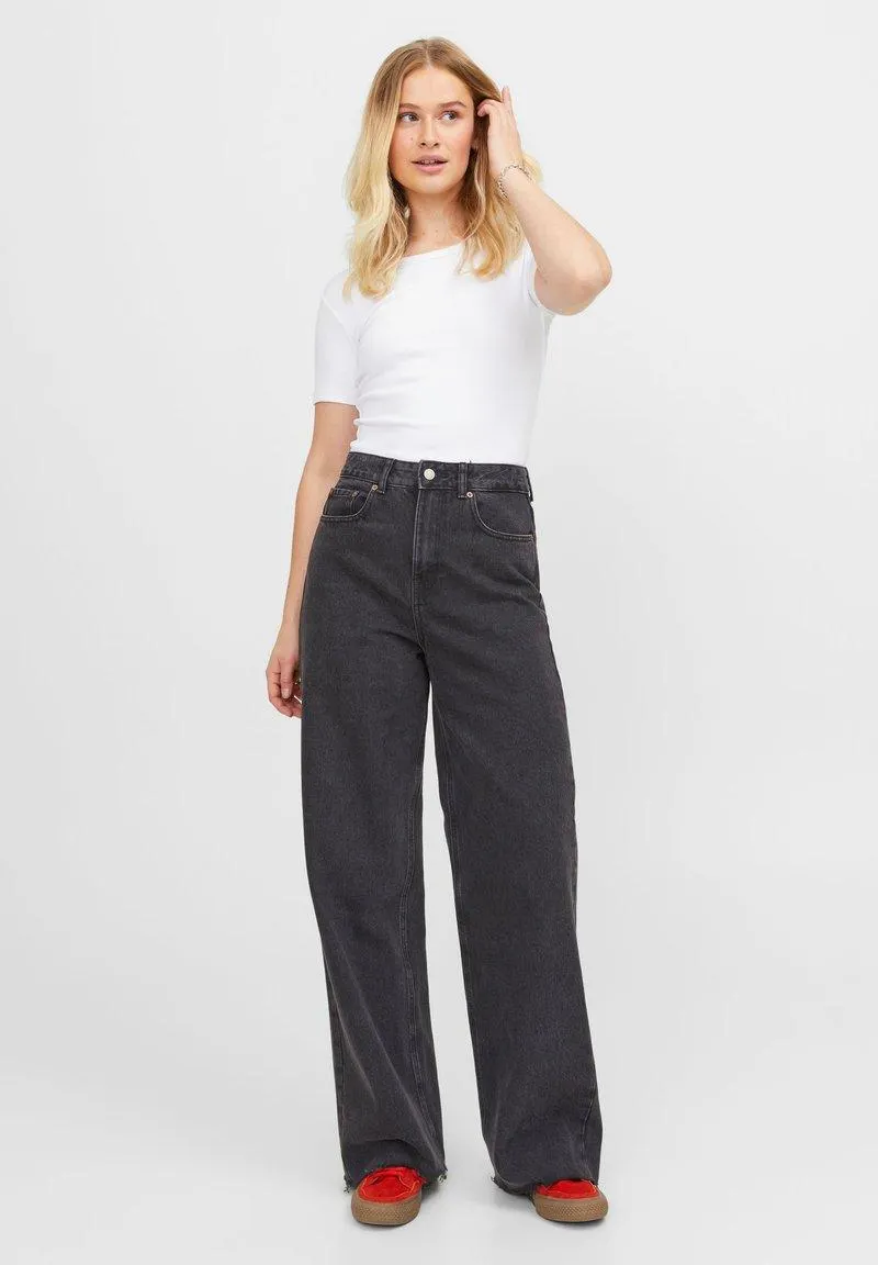 JXTOKYO WIDE - Jean boyfriend - black denim