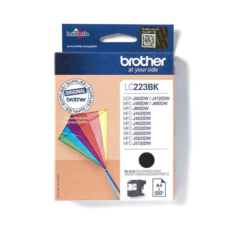 Brother LC223BK Original Ink Cartridge - Black | SBRO0681