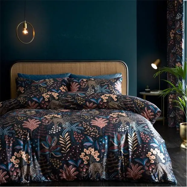 Velvet Exotic Leopard Duvet Cover Set