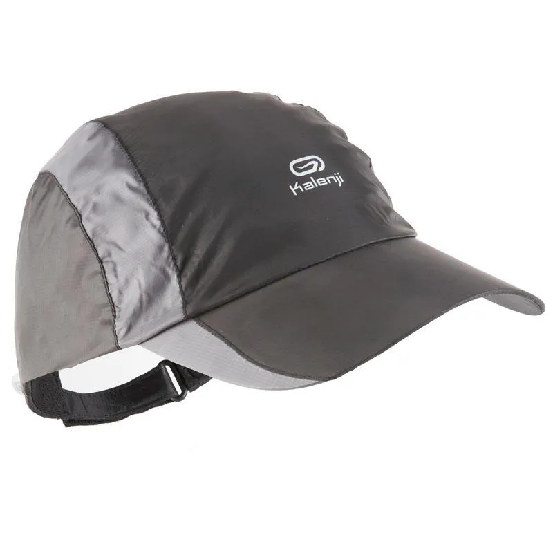 RUNNING RAIN CAP BLACK ADJUSTABLE 55-63 cm