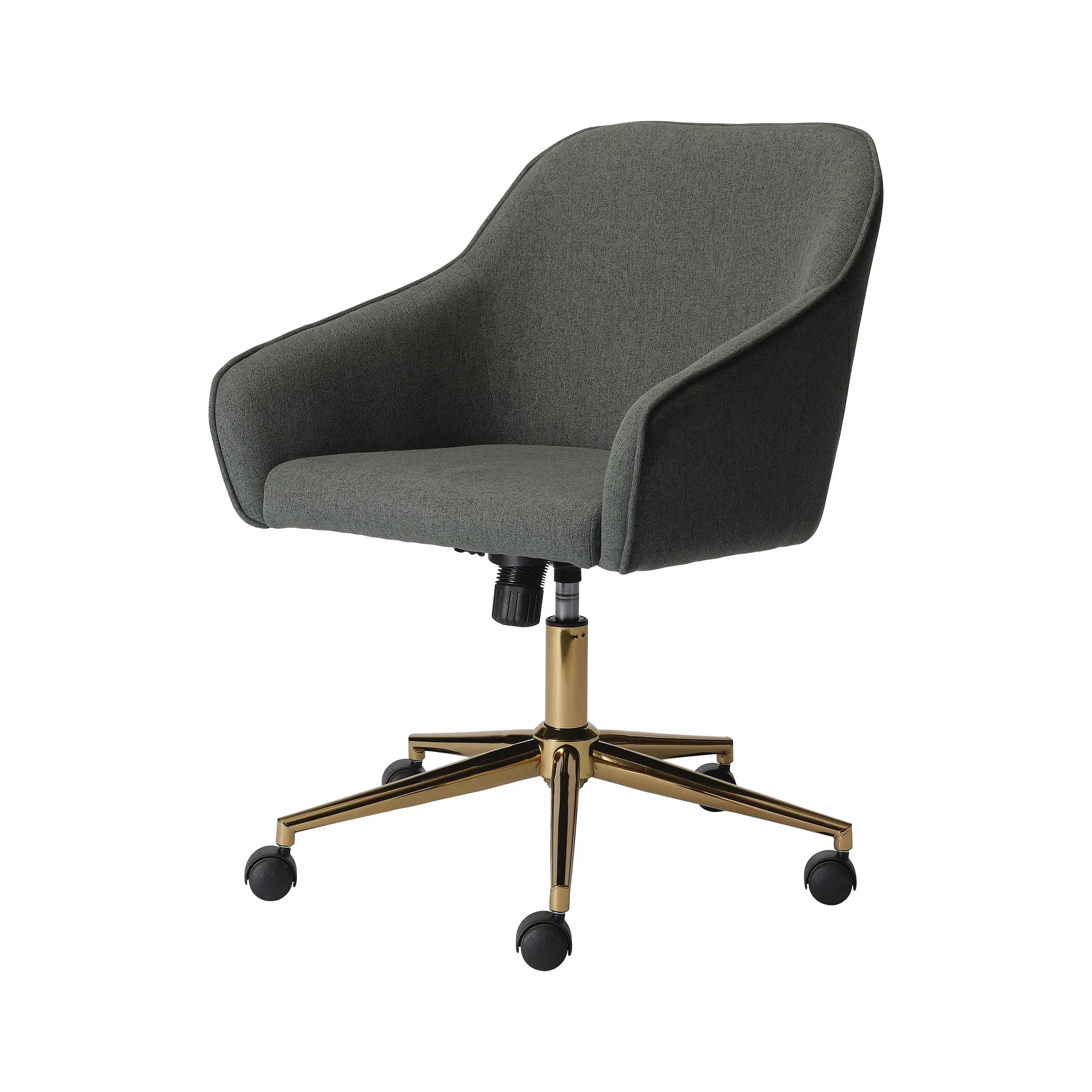 Arvor Green Linen effect Office chair (H)945mm (W)620mm (D)640mm
