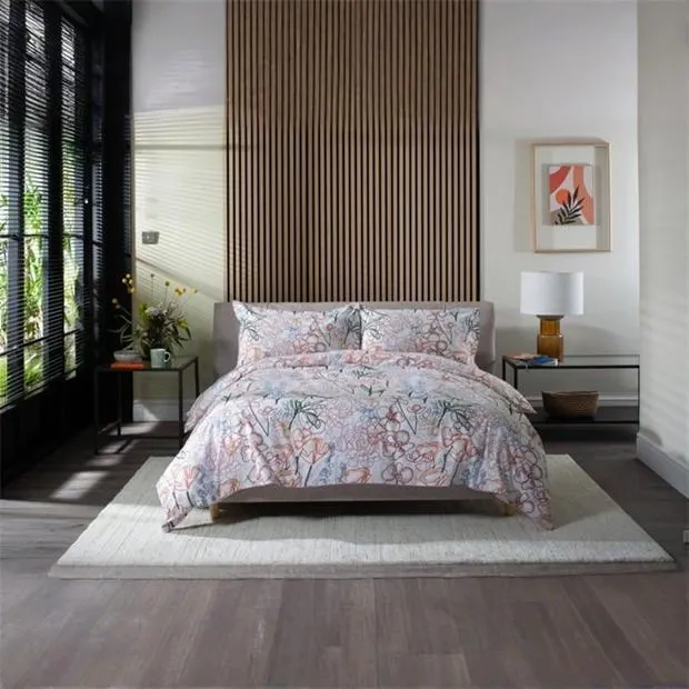 Naive Floral Cotton Duvet Cover Set