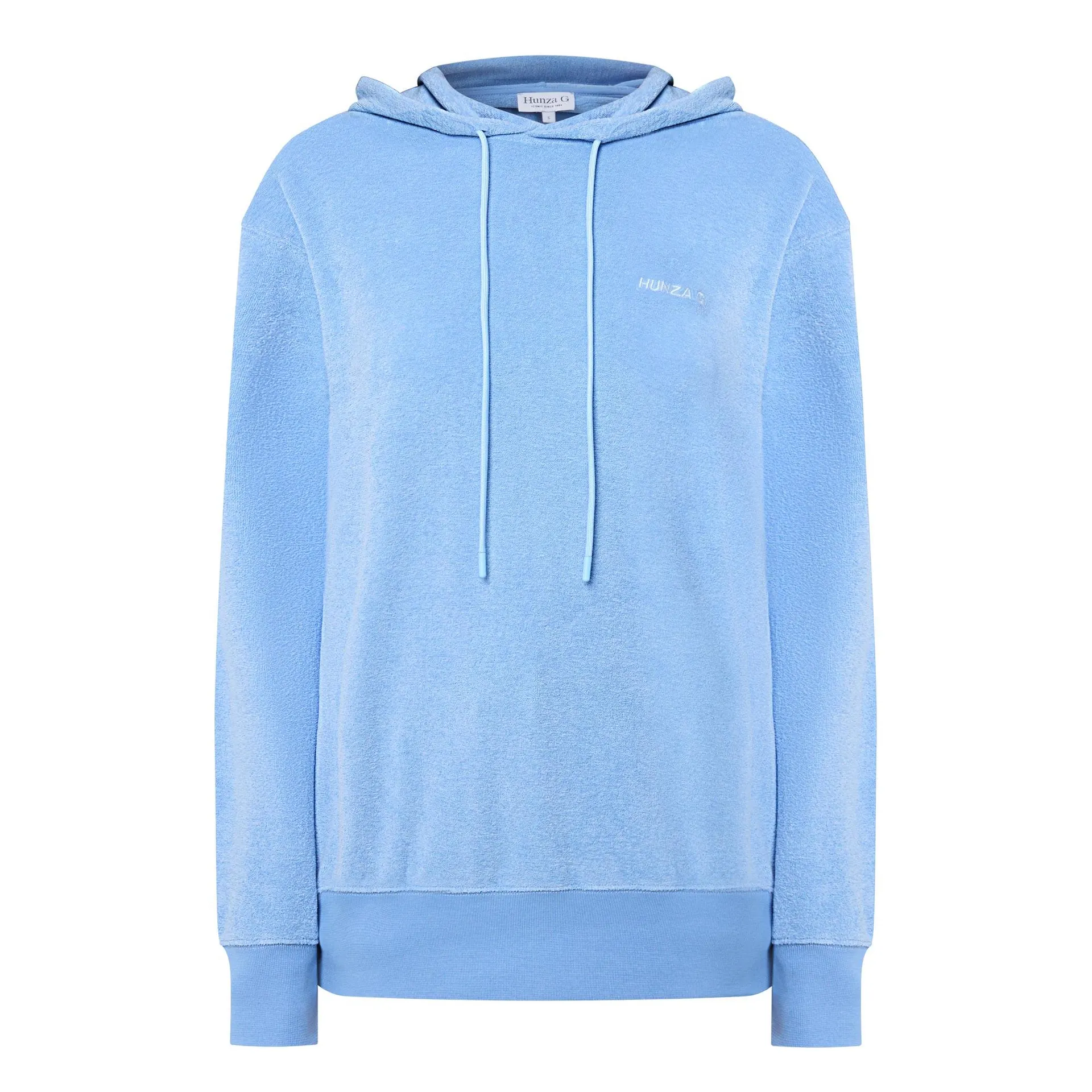 Towelling Drawstring Hoodie