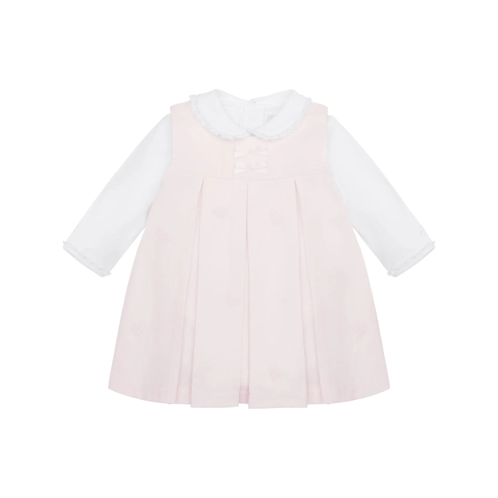 Kendall Pleated Pinafore & Babygrow Two-Piece Set