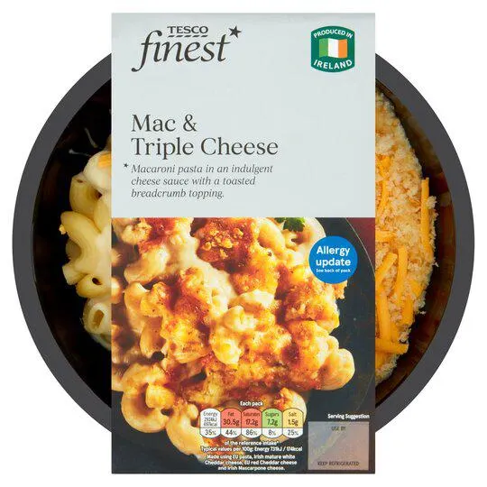 Tesco Finest Mac And Triple Cheese 400G