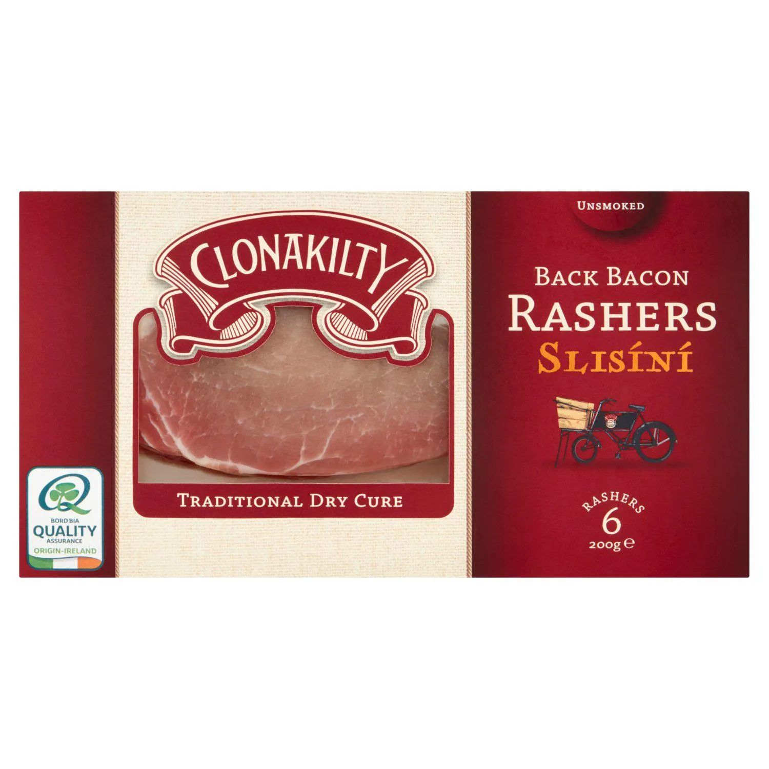 Clonakility Mild Cure Rashers (200 g)