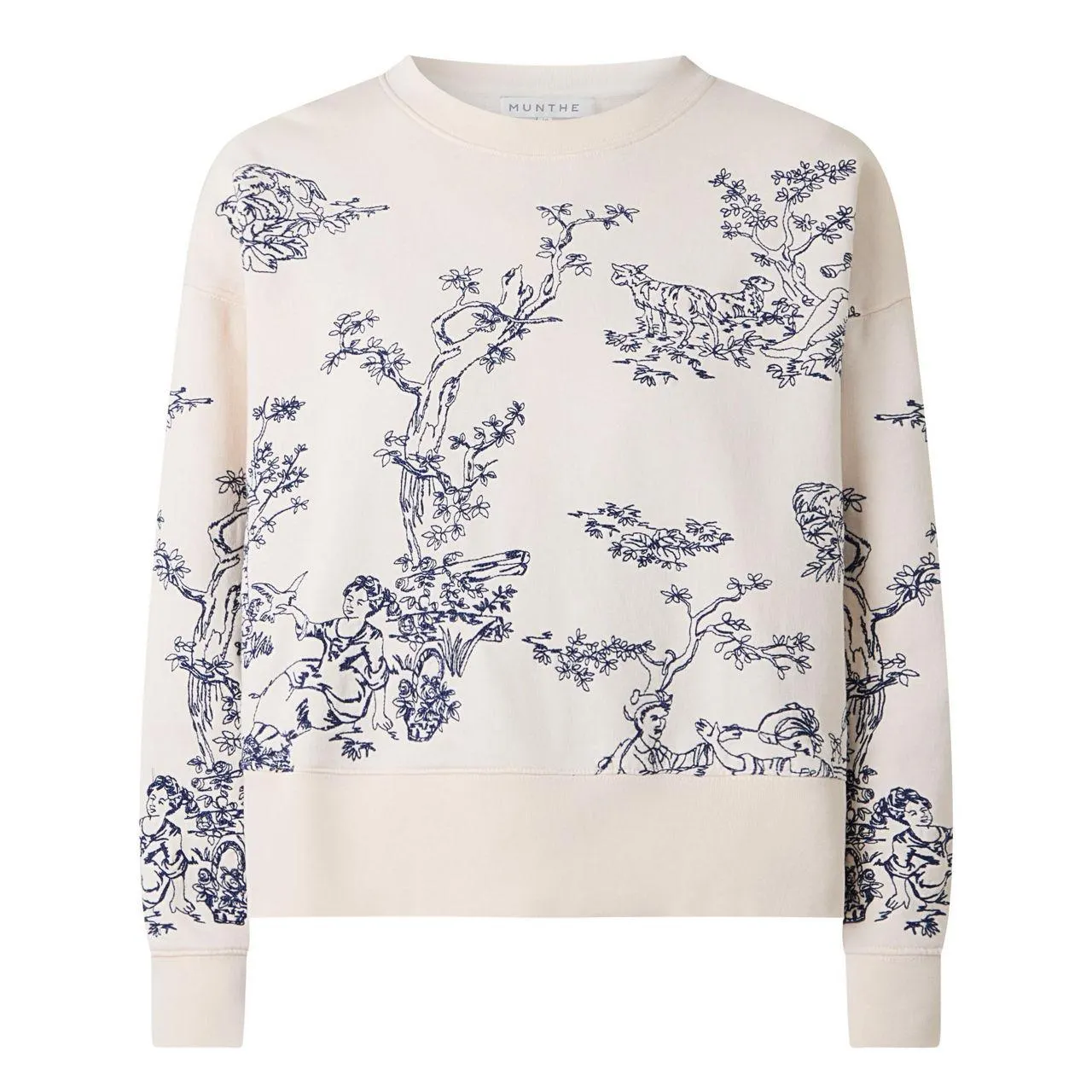 MUNTHE Friede Floral Embroidered Sweatshirt €270.00