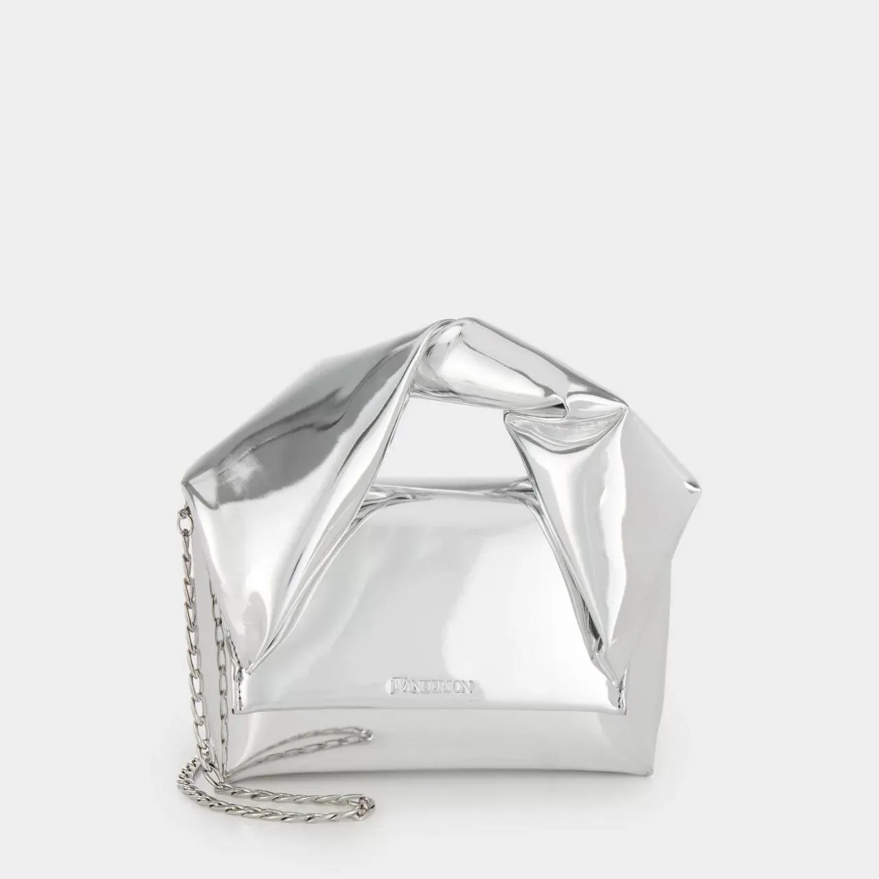 JW ANDERSON Twister Metallic Top Handle Bag