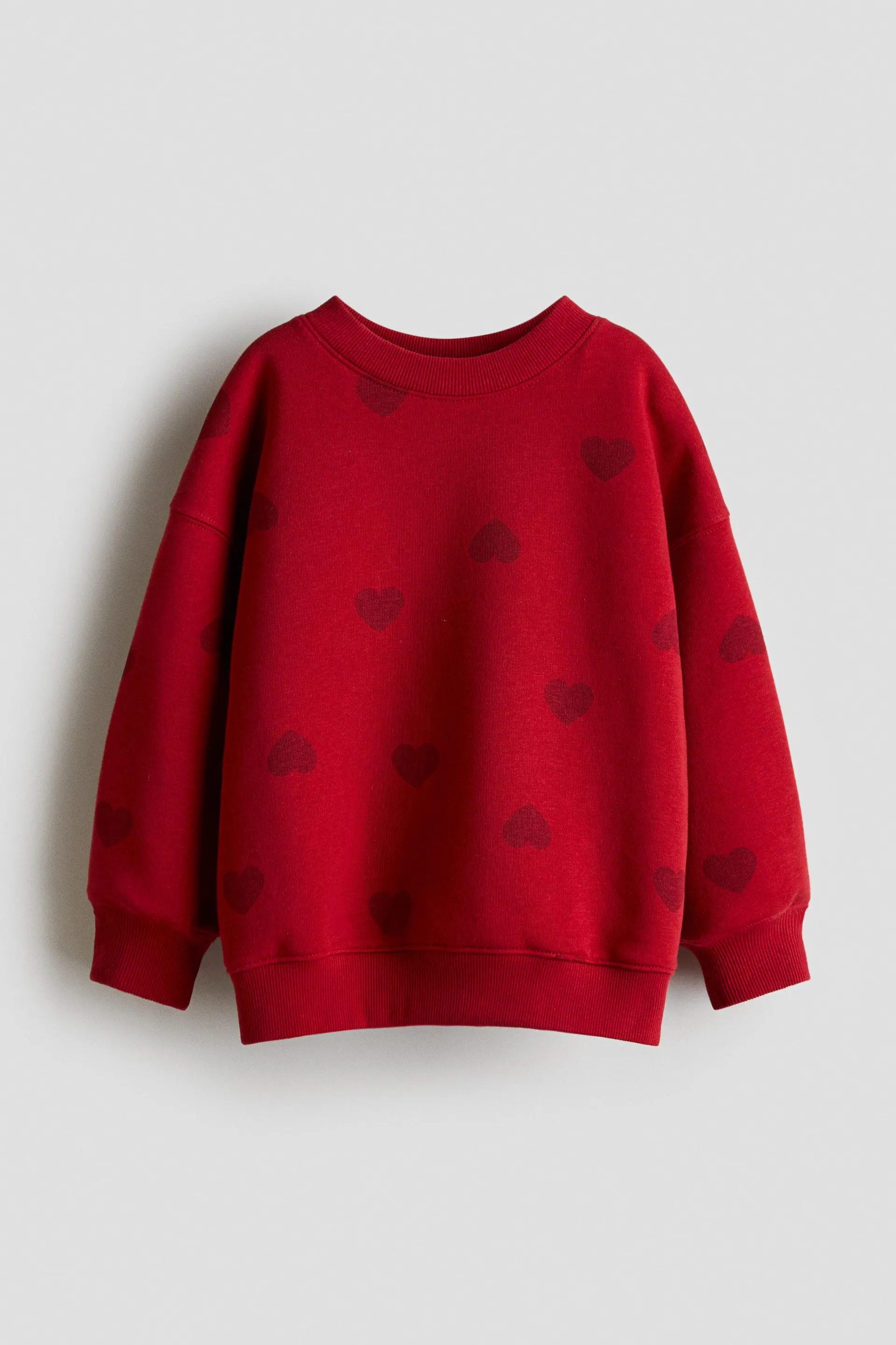 Oversized brushed-inside sweatshirt