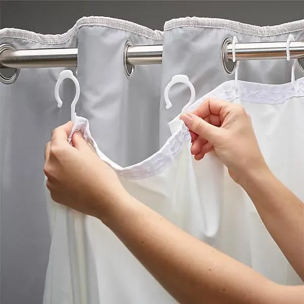 furn. Thermal Eyelet Curtain lining Pair, (L) 112cm x (W) 124cm