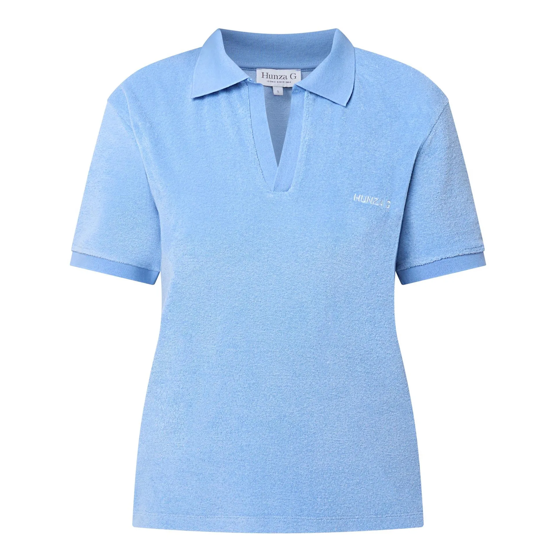 Towelling Logo Polo Shirt