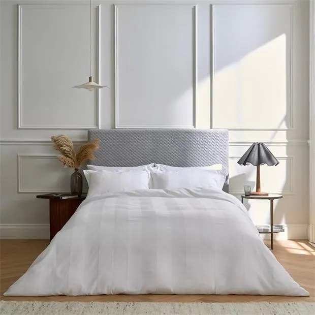 Serra Dobby Stripe Duvet Cover Set