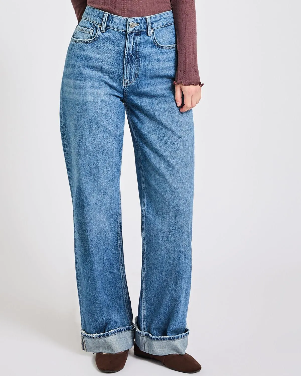 Savida Leandra Turn Up Jeans