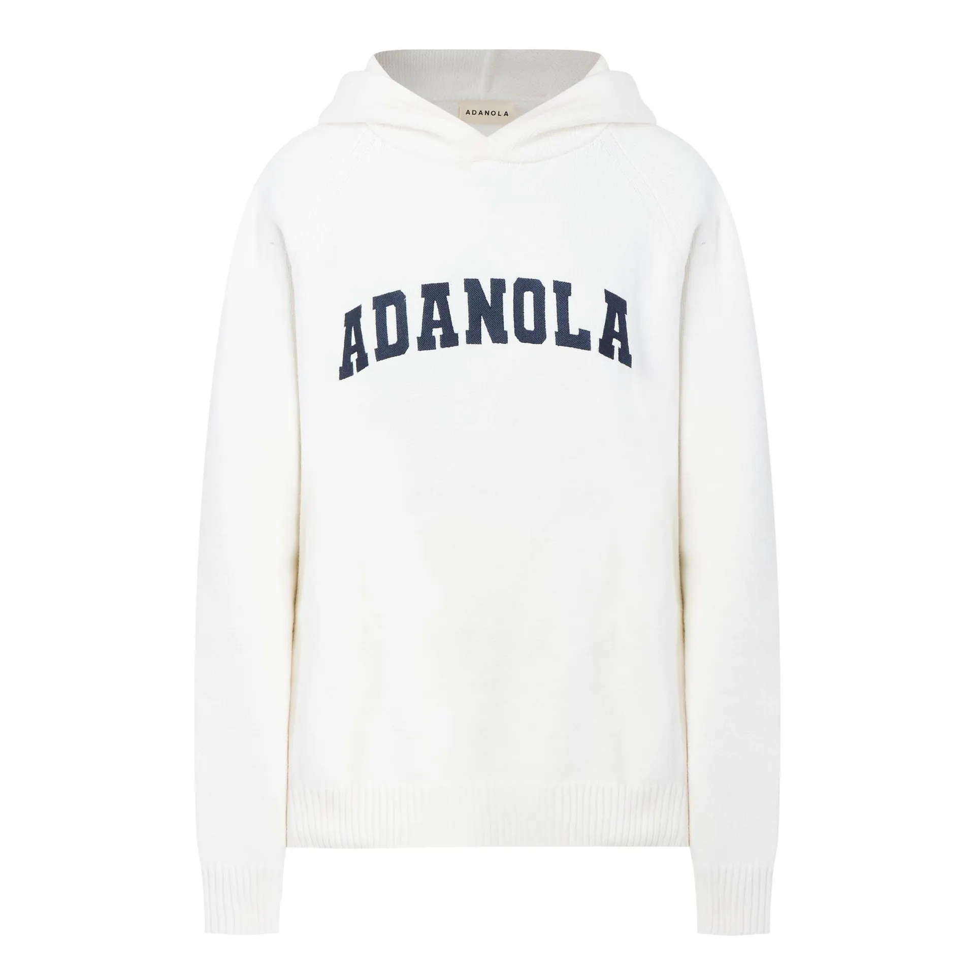 Varsity Logo Oversized Knit Hoodie