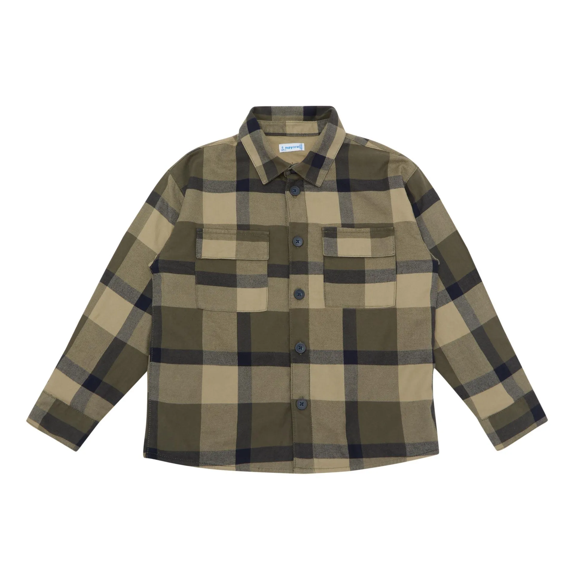 Check Double Pocket Overshirt