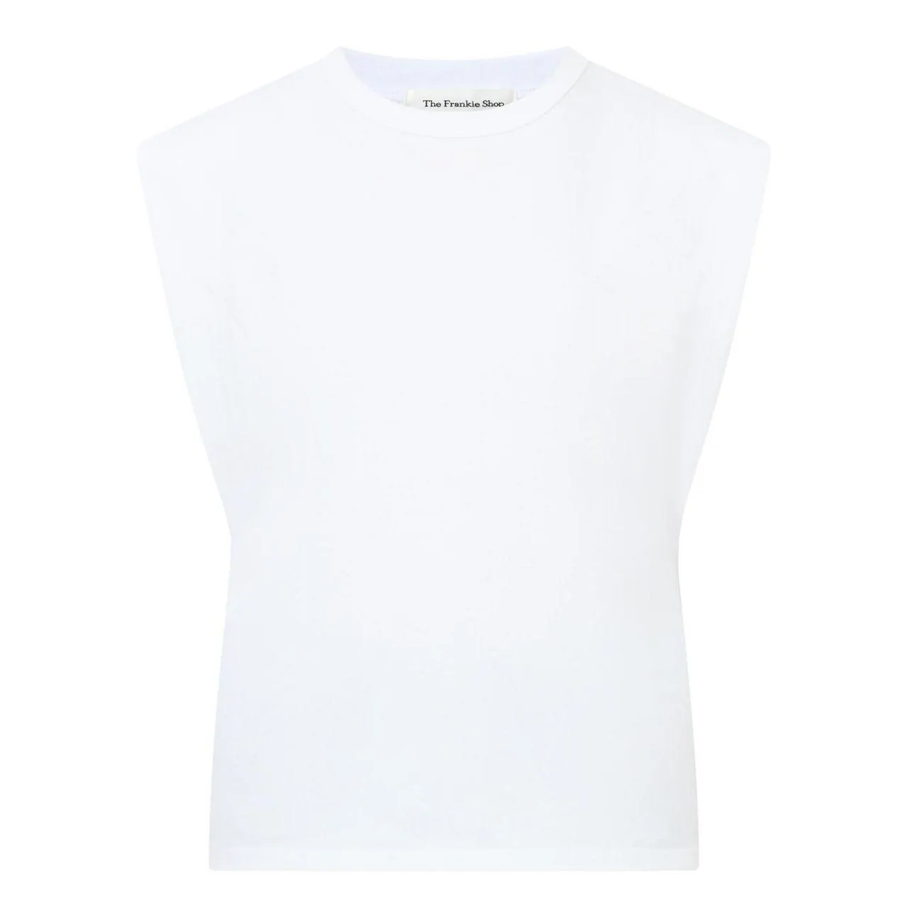 THE FRANKIE SHOP Eva Padded Shoulder Muscle T-Shirt