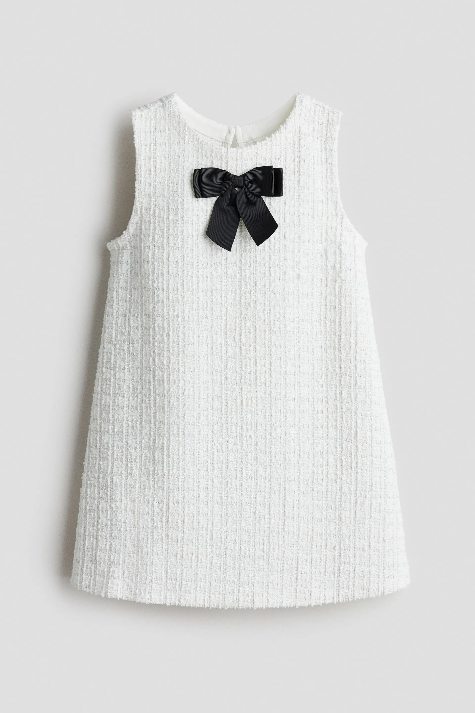 Bouclé-jersey dress