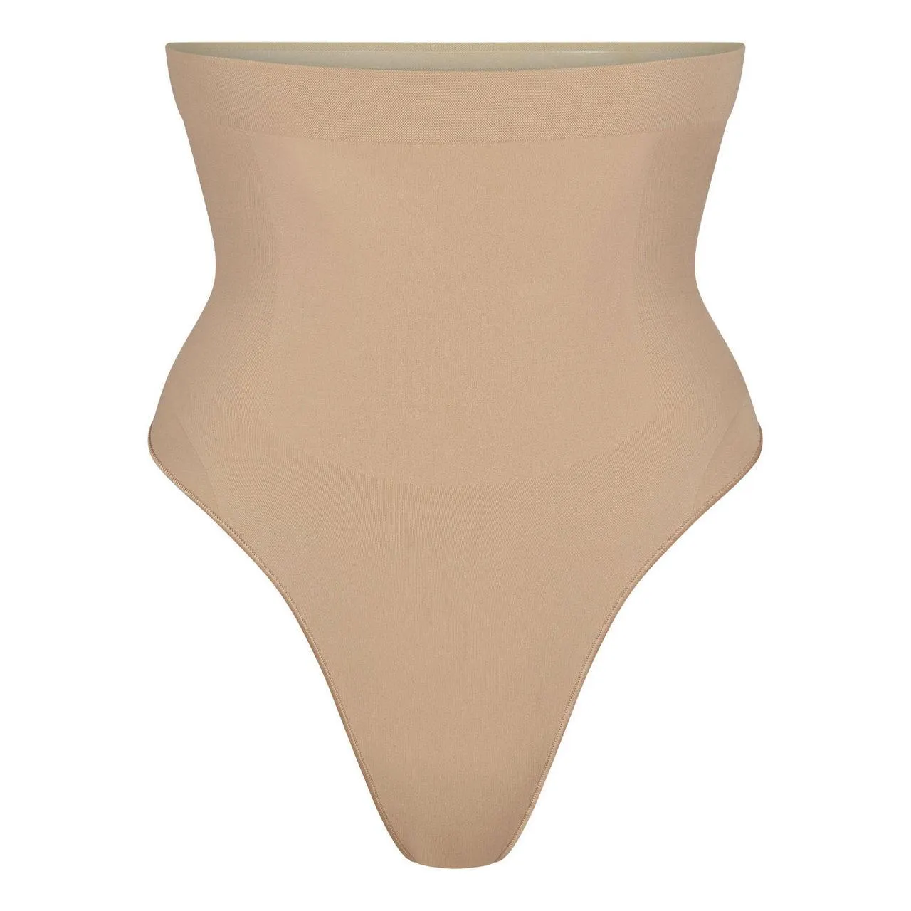 high waist thong clay