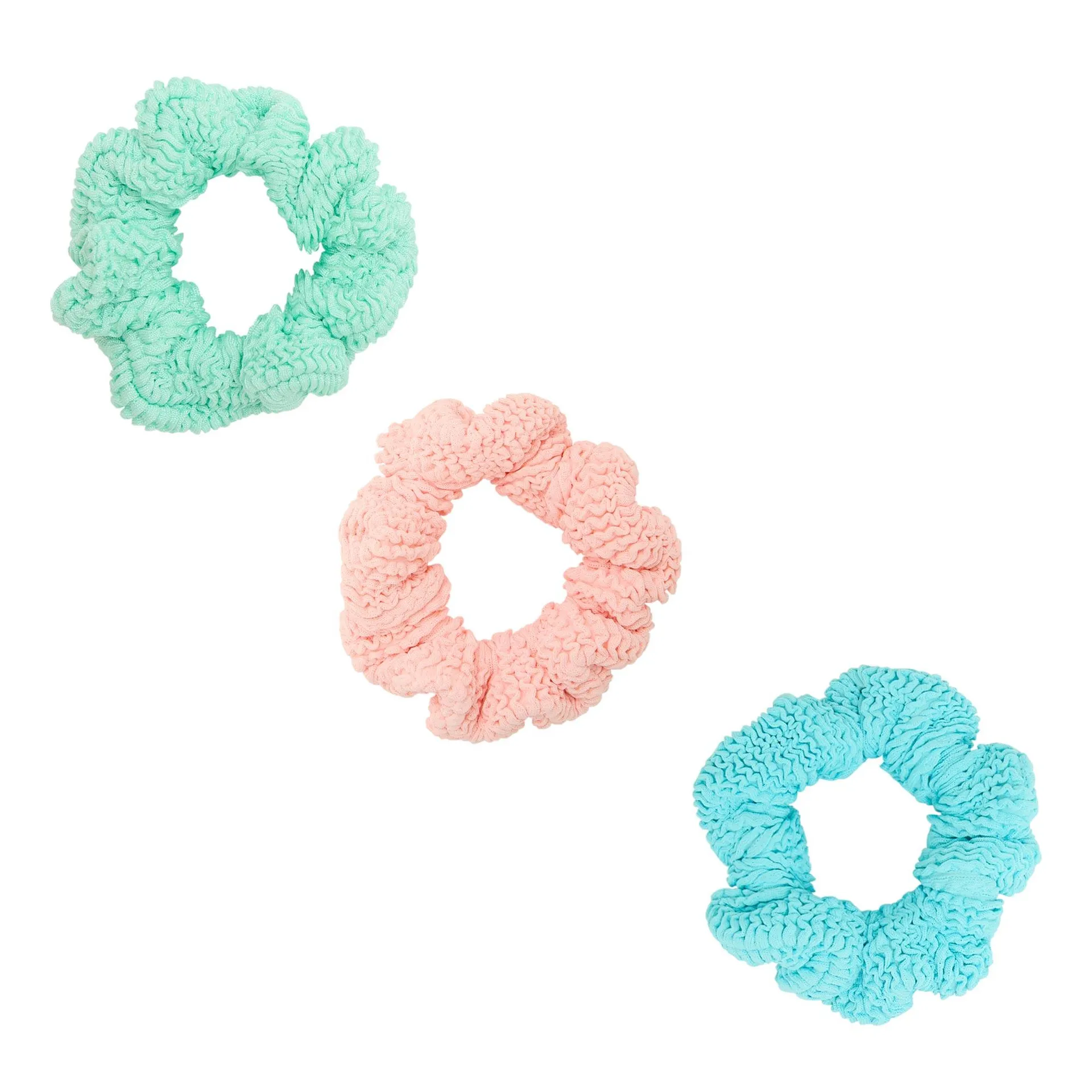 Three-Pack Assorted Hair Scrunchies
