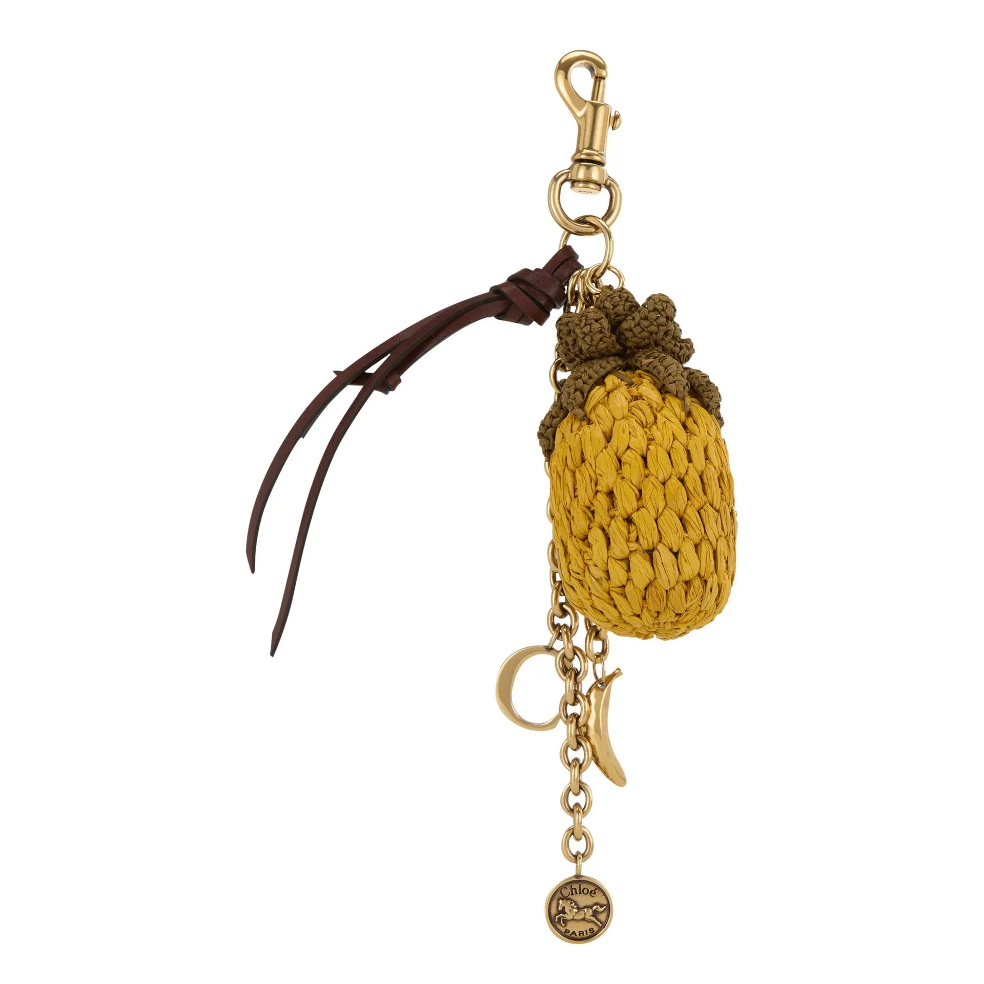 Pineapple Logo Bag Charm