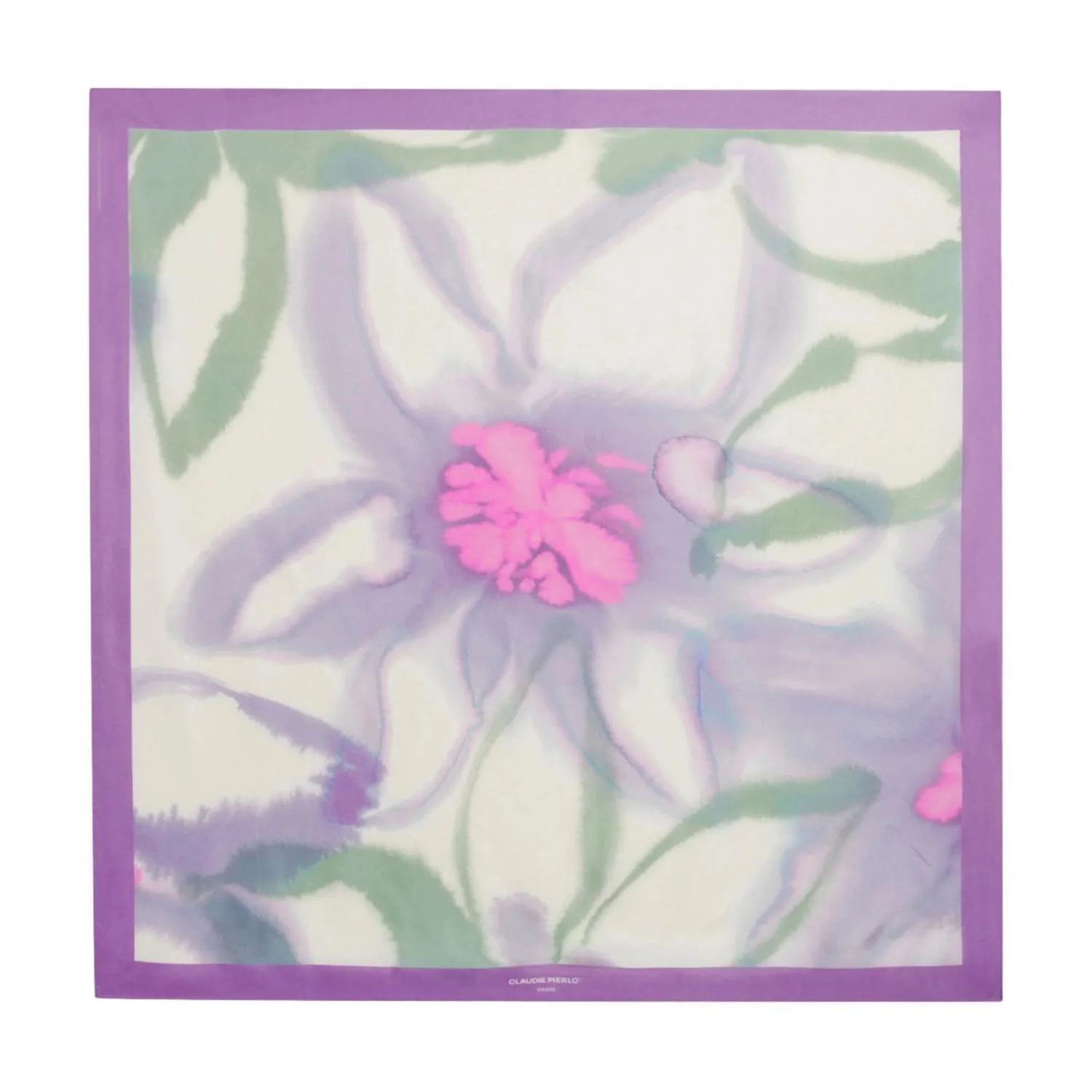 Floral Silk Square Scarf