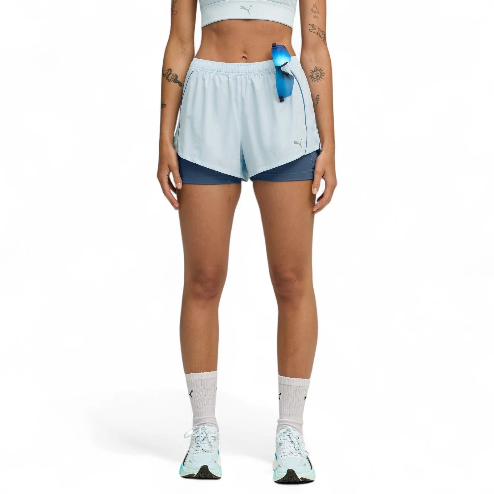 Puma Velocity dryCELL 2-in-1 Womens 3" Running Shorts