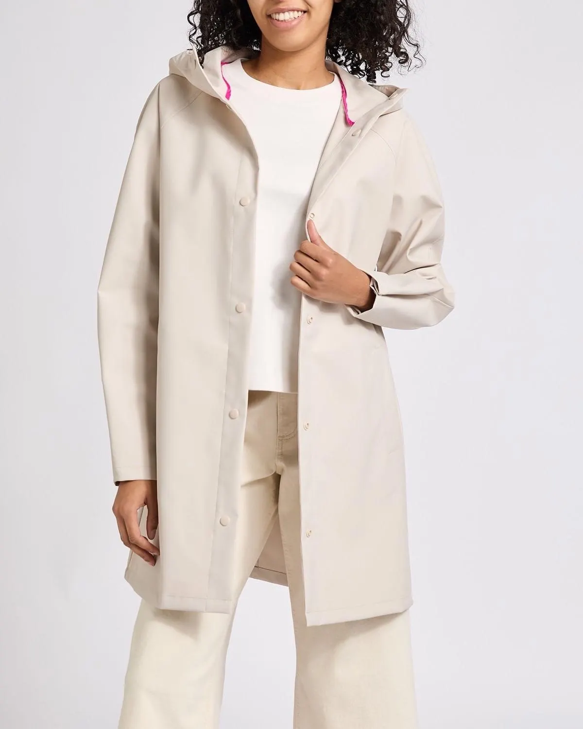 Sleek Rubber Rain Jacket